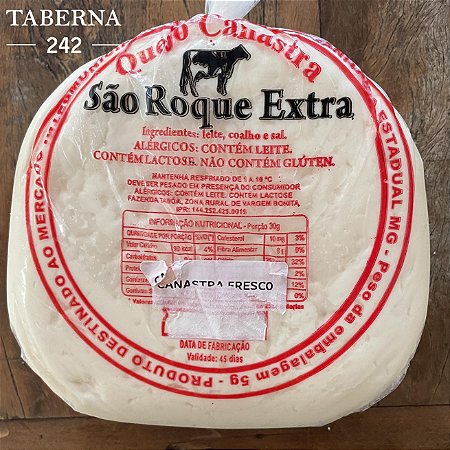 Queijo Canastra São Roque Extra Inteiro