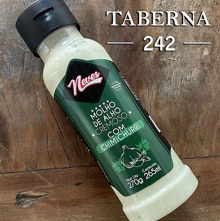 Molho de Alho Cremoso com Chimichurri