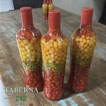Garrafa de Pimentas Mistas