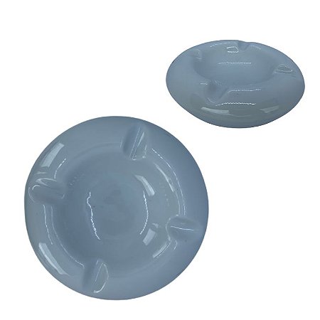 CINZEIRO PORCELANA P/ 4 CHAR. BRANCO LISO