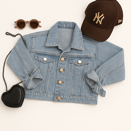 Jaqueta jeans juvenil