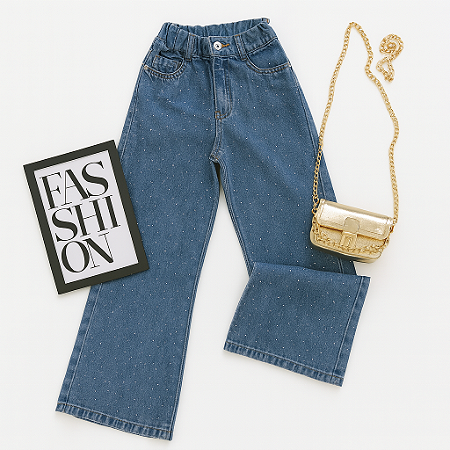 Calça jeans brilho