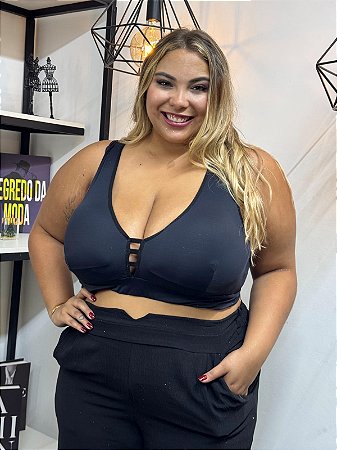 Top preto.