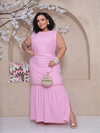 Vestido linho super moderno