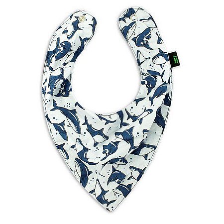 Babador Bandana Shark Branco