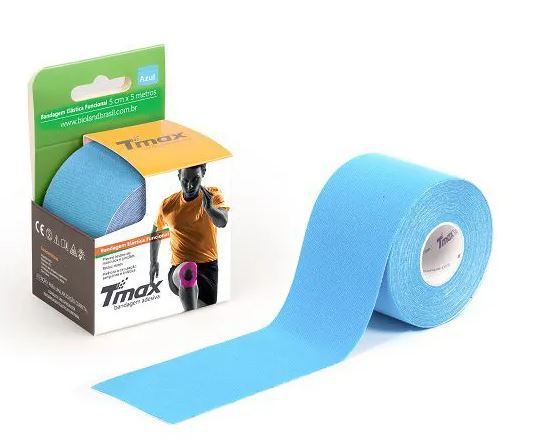 Bandagem elástica adesiva TMAX 5Mx5cm Azul