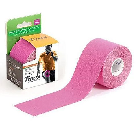 Bandagem elástica adesiva TMAX 5Mx5cm Rosa