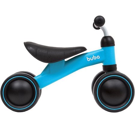 Bicicleta de equilíbrio 4 rodas Buba Azul