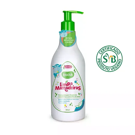 Detergente de Mamadeiras Orgânico - Limpa Mamadeiras Bioclub® 500ml