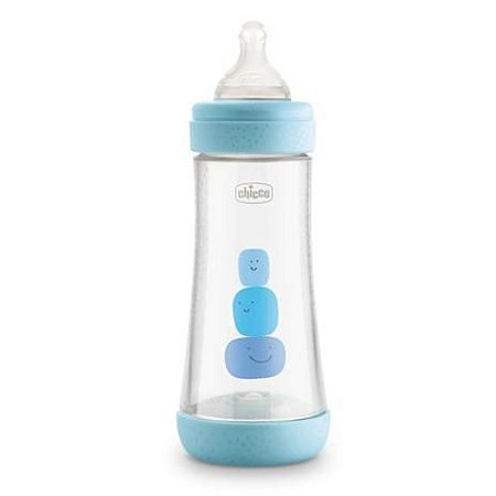 Mamadeira  Chicco Perfect5 300ml (Fluxo Rápido) Azul