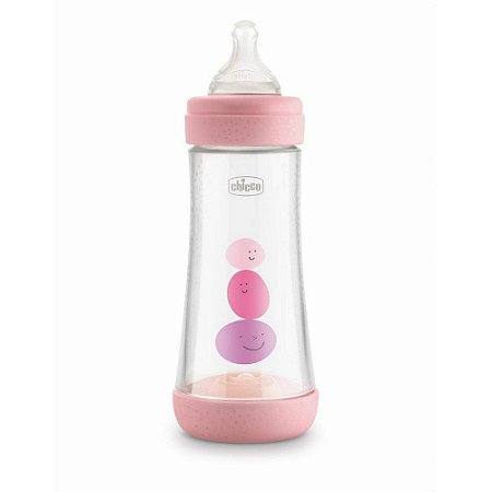 Mamadeira  Chicco Perfect5  300ml (Fluxo Rápido) Rosa