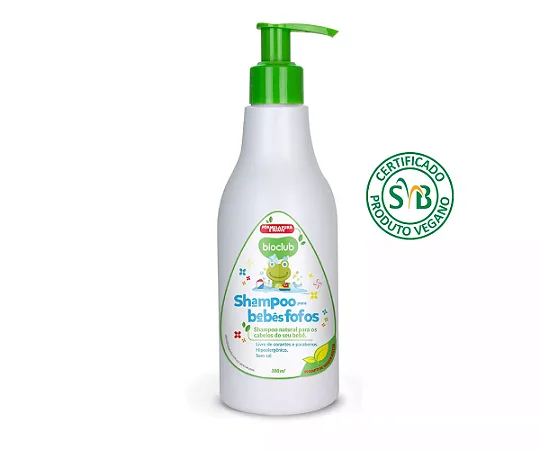 Shampoo Infantil Bebês Fofos Bioclub® 300ml