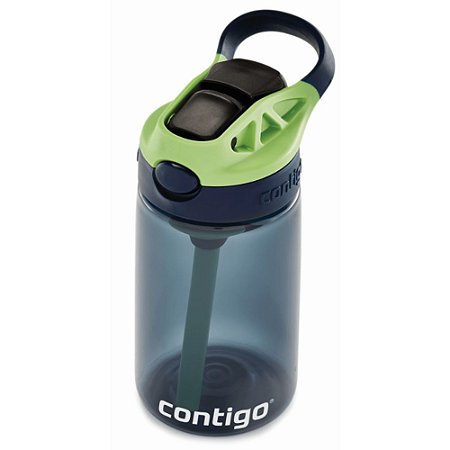 Garrafinha Infantil Autospout Tritan 414ml - Verde e Azul Marinho