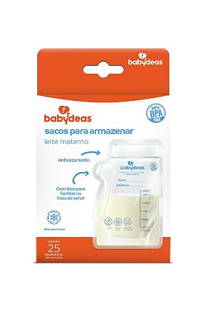 Sacos para armazenamento de leite Babydeas