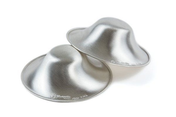 Silverette - Par de concha de prata
