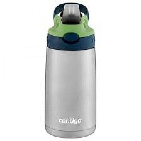 Garrafa Térmica Infantil Inox - 384ml Contigo Verde