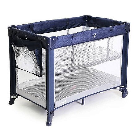 Berço Portátil Mini Play Safety Net Blue