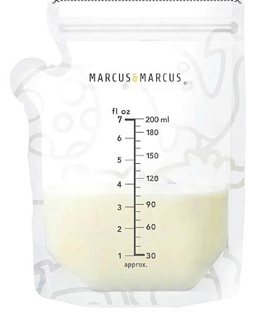 Sacos para Leite Materno Termossenssível Marcus & Marcus Transparente