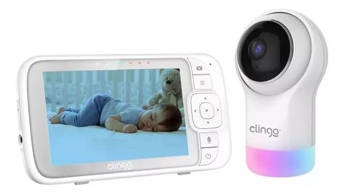 Babá Eletrônica Pal Glow+ Giratória Com Monitoramento App Clingo