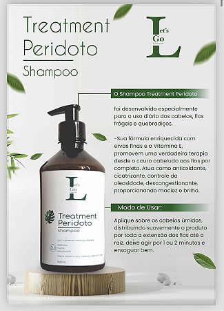 Shampoo 3 em 1 Treatment Peridoto