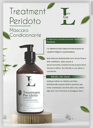 Máscara Condicionante 3 em 1 Treatment Peridoto