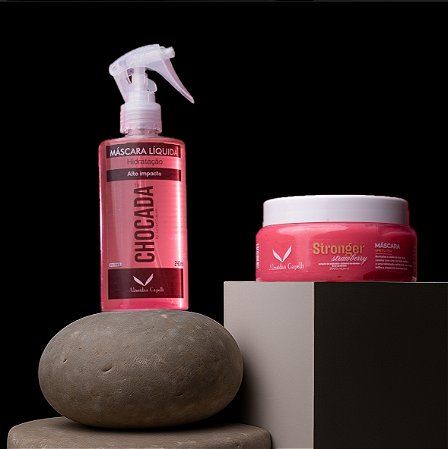 Máscara stronger + máscara líquida hidratação