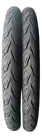 Par Pneus Moto 2.50-18 Mais Fino