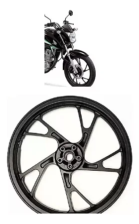 Roda Dianteira Cg 150/160 Titan Pé De Galinha - Disco