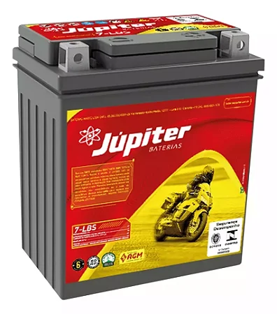 Bateria 7 Ah Ampéres Júpiter Twister Cb 300 Fazer 250