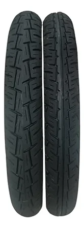 JOGO DE PNEUS 2.75-18+90/90-18 REMOLD USO COM CÂMARA