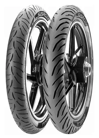 Par Pneu Pirelli Super City Sem Câmara Cg Titan Fan 150 160