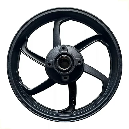 Rodão Traseira Liga Leve Pop 100 110i 6 Palitos Preta Todas
