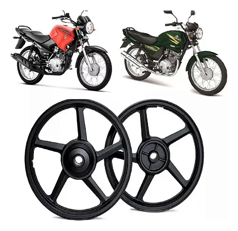 Rodao Par Liga Leve 5 Palitos Ybr Factor 125 Freio Tambor
