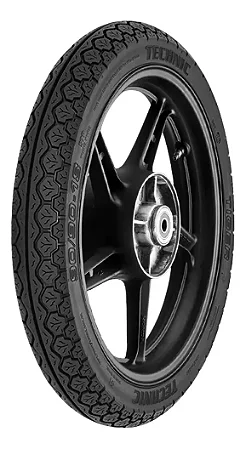 Pneu Traseira Technic Tiger Uso Com Câmara 90/90-18 P 57