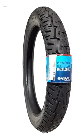 Pneu Traseiro 90/90-18 Vipal St300 Ybr 125 Cbx 150 Cg 125 150 Uso Com Câmara