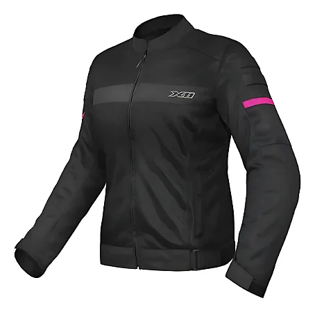 Jaqueta Moto Motociclista X11 Super Air Ventilada Feminina Rosa