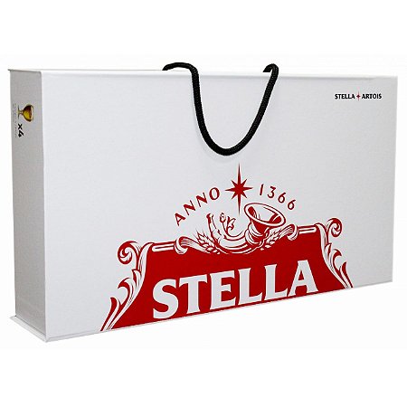 KIT C/ 04 TAÇAS STELLA ARTOIS 250ML MALETA