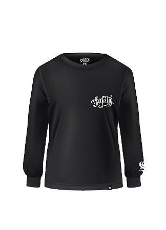 Manga longa Classic Preta