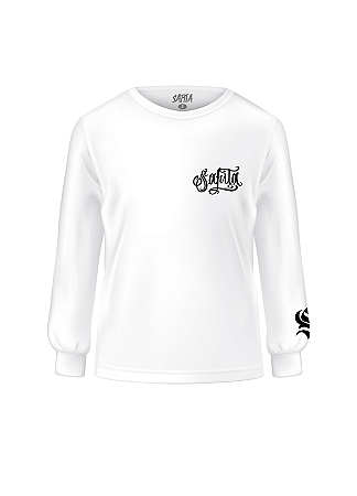 Manga longa Classic Branca