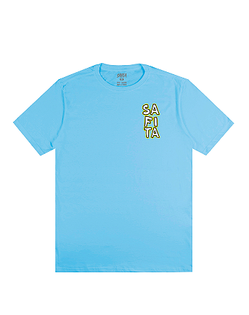 Camiseta Floral Azul