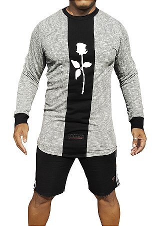 Casaco de Moletom Flor de Inverno