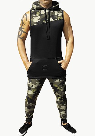 Colete de Moletom Tático Militar