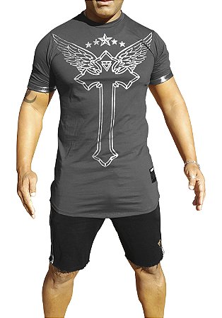 Camiseta Asas Prateada