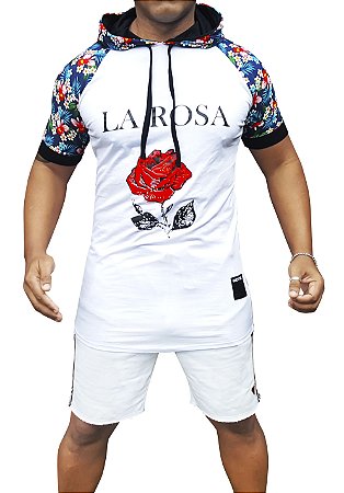 Camiseta com capuz La Rosa