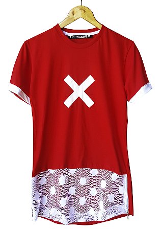 Camiseta Crochê Vermelha