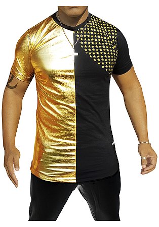 Camiseta Ostentação Dourada