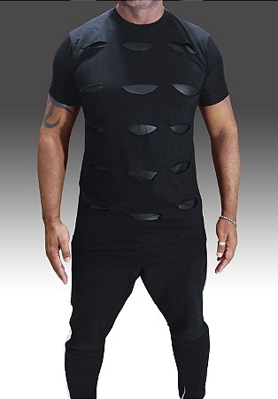 Camiseta Guerra Urbana de cor preta