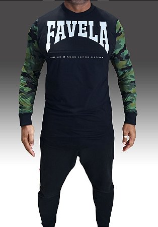 Camiseta Favela Camuflada