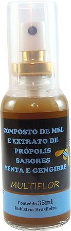 Spray Mel Própolis Gengibre e Menta 35 ml
