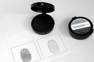 Almofada/ Coletor de Impressão Digital - Superfície de Polímero Microporoso - Capacidade para 500 coletas